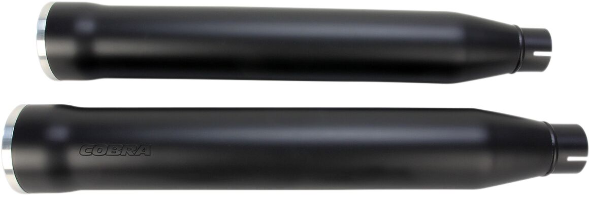 Cobra 3" Rpt Slip On Muffler Black Hd Exhaust Slip-Ons And Mufflers Cobra
