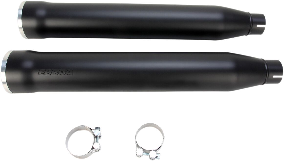 Cobra 3" Rpt Slip On Muffler Black Hd Exhaust Slip-Ons And Mufflers Cobra