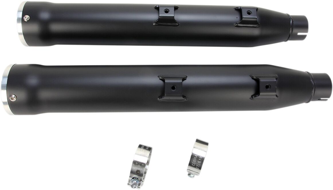 Cobra 3" Rpt Slip On Muffler Black Hd Exhaust Slip-Ons And Mufflers Cobra