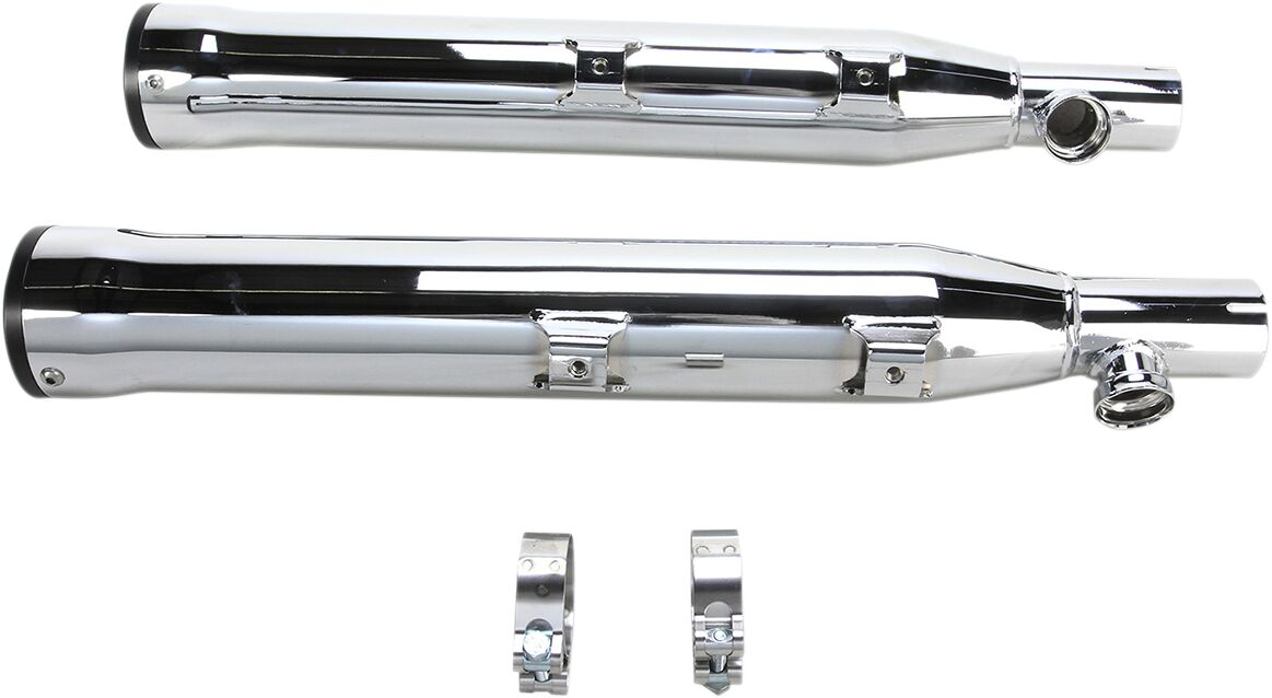 Cobra Muffler Slip On 3" Rpt Chrome Exhaust Slip-Ons And Mufflers Cobra
