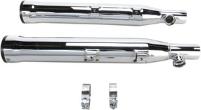 Cobra Muffler Slip On 3" Rpt Chrome Exhaust Slip-Ons And Mufflers Cobra