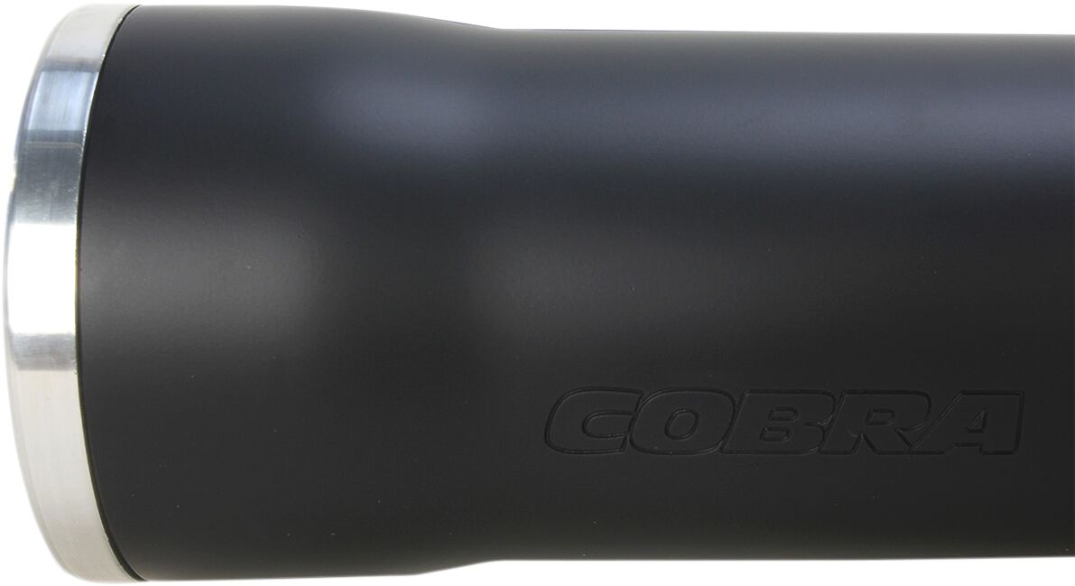 Cobra 3" Rpt Slip On Muffler Black Hd Exhaust Slip-Ons And Mufflers Cobra