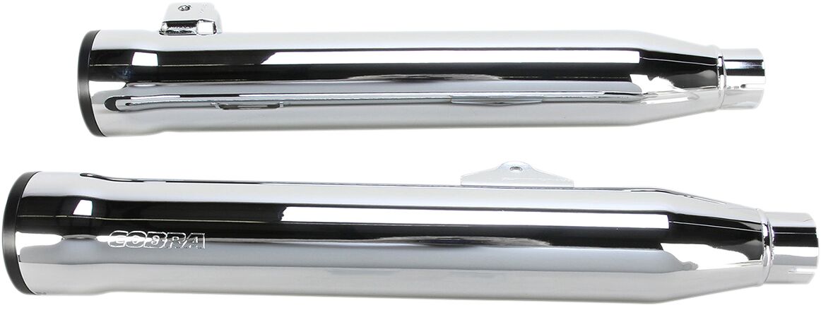 Cobra 3" Rpt Slip On Muffler Chrome Hd Exhaust Slip-Ons And Mufflers Cobra
