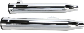 Cobra 3" Rpt Slip On Muffler Chrome Hd Exhaust Slip-Ons And Mufflers Cobra