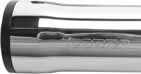 Cobra 3" Rpt Slip On Muffler Chrome Hd Exhaust Slip-Ons And Mufflers Cobra