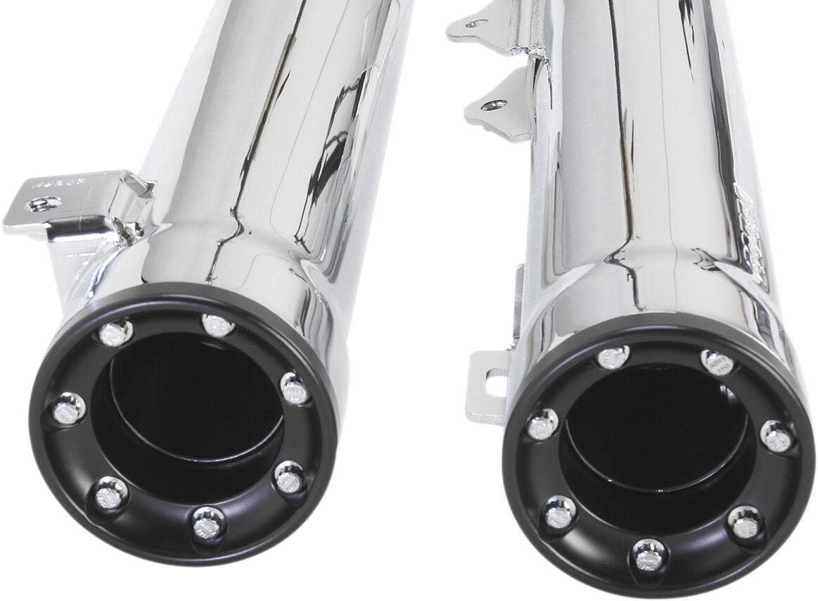 Cobra 3" Rpt Slip On Muffler Chrome Hd Exhaust Slip-Ons And Mufflers Cobra