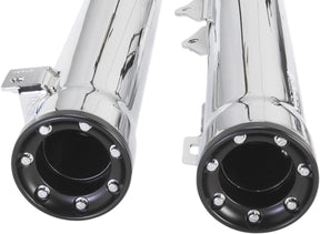 Cobra 3" Rpt Slip On Muffler Chrome Hd Exhaust Slip-Ons And Mufflers Cobra