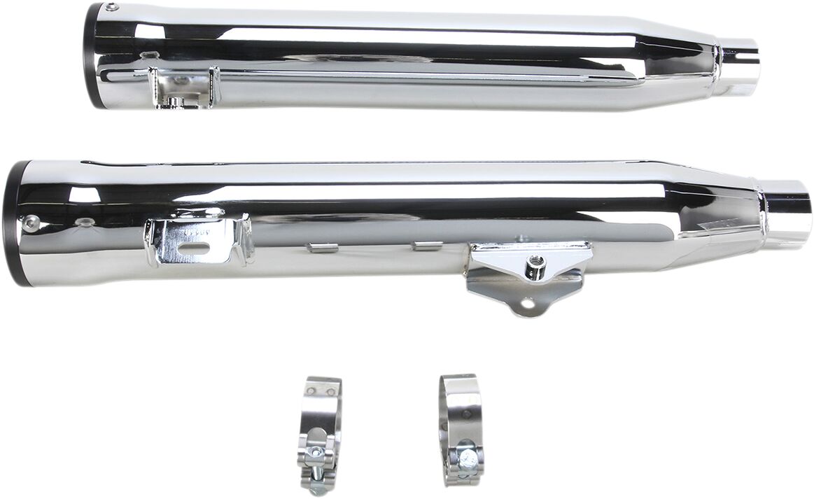 Cobra 3" Rpt Slip On Muffler Chrome Hd Exhaust Slip-Ons And Mufflers Cobra