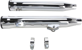 Cobra 3" Rpt Slip On Muffler Chrome Hd Exhaust Slip-Ons And Mufflers Cobra