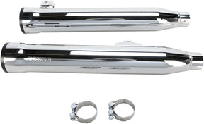 Cobra 3" Rpt Slip On Muffler Chrome Hd Exhaust Slip-Ons And Mufflers Cobra