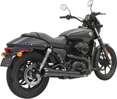 Muffler 4" Megaphone Style Black Street Exhaust Bassani Xhaust Default Title