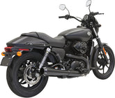 Bassani Xhaust Muffler 4" Megaphone Style Black Street Exhaust Slip-Ons Exhaust Bassani Xhaust
