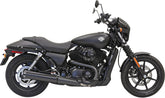 Bassani Xhaust Muffler 4" Straight Can Style Black Street Exhaust Slip-Ons Exhaust Bassani Xhaust