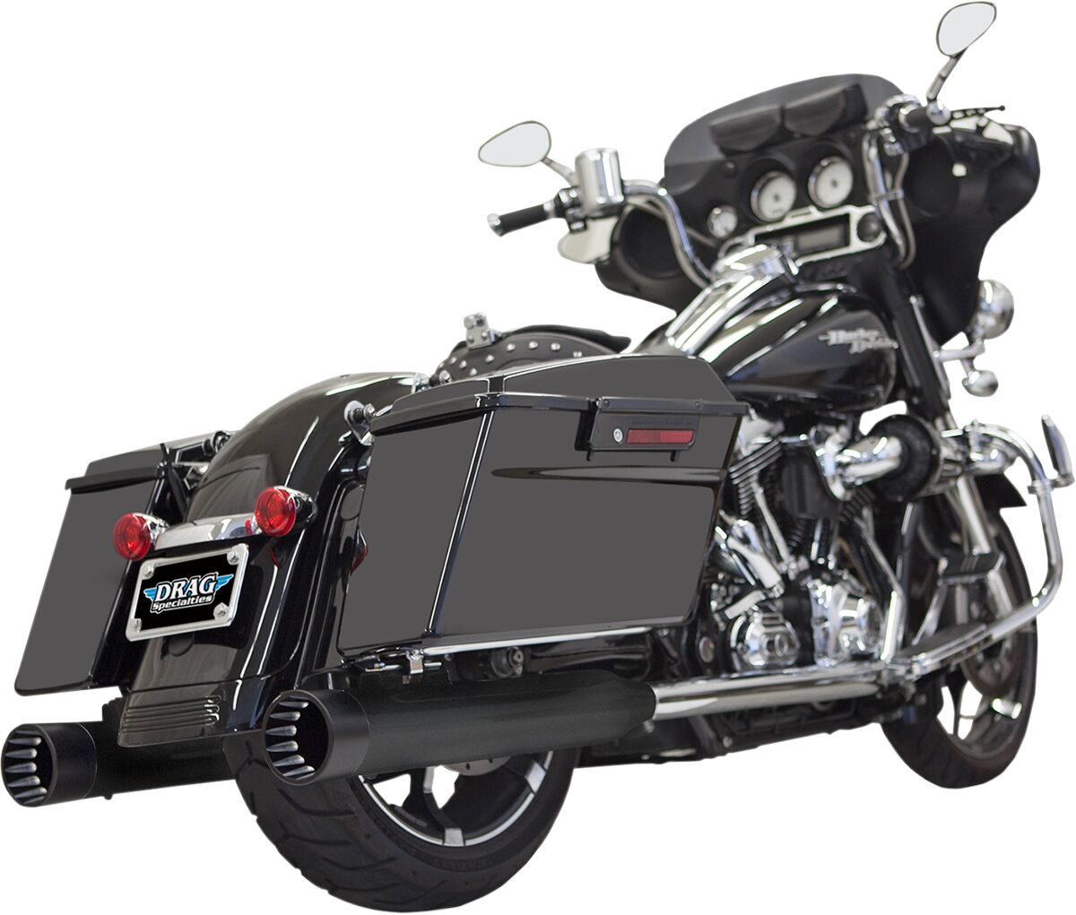 Bassani Xhaust Muffler Dnts 95 16 Bk/Blk MUFFLERS FOR HARLEY Bassani Xhaust