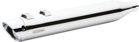 Cobra Mufflers 3 3/4" Round Slip On Tri Glide Chrome Slip-Ons Exhaust Cobra