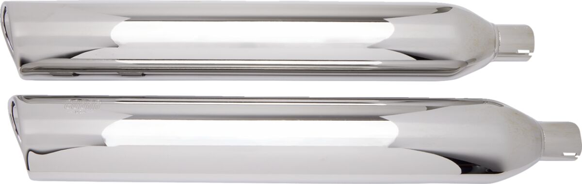 Cobra Mufflers 4" Round Slip On 909 Chrome Slip-Ons Exhaust Cobra