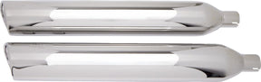 Cobra Mufflers 4" Round Slip On 909 Chrome Slip-Ons Exhaust Cobra
