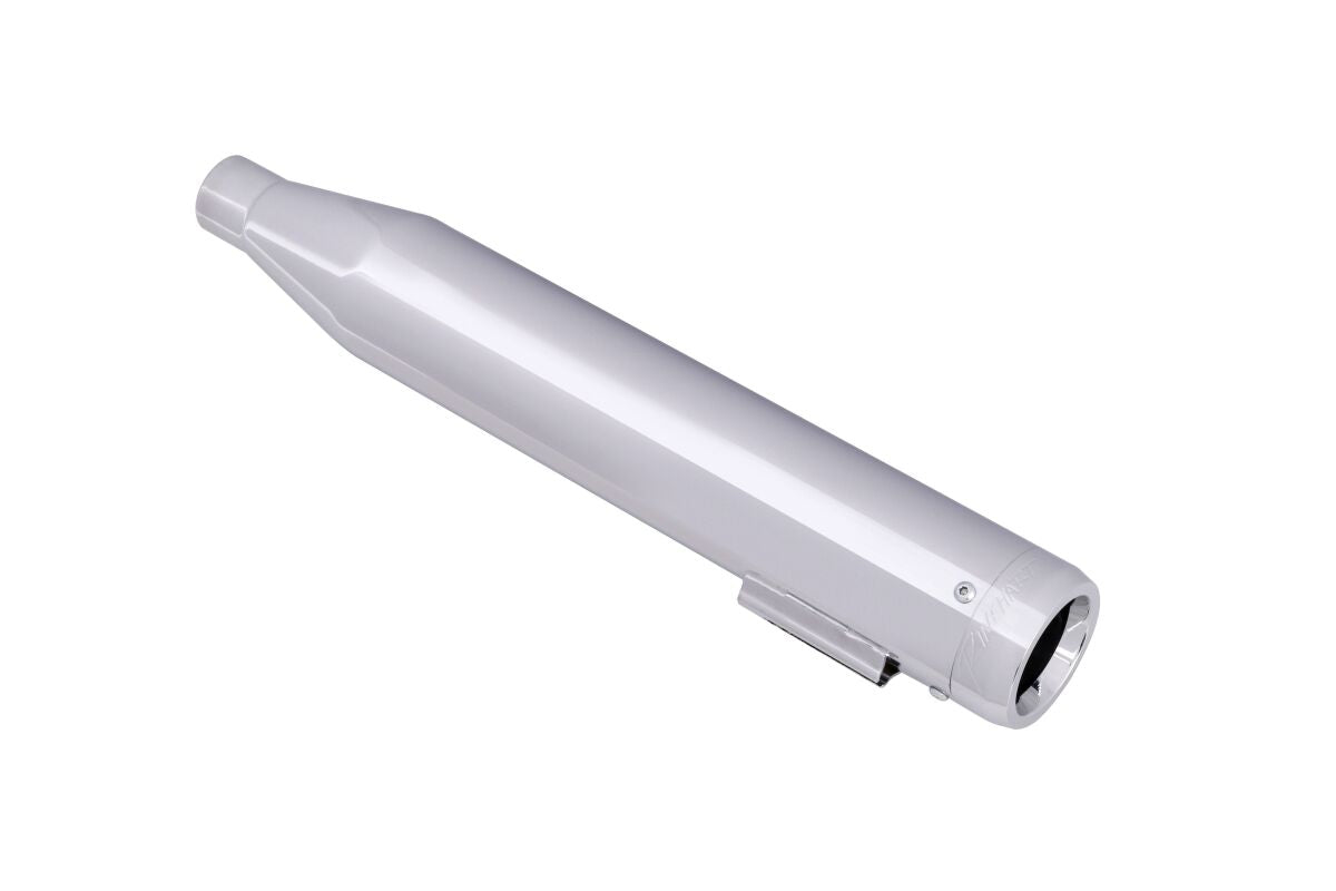Rinehart Racing Muffler Slip On 3" Chrome W/Chrome Straight End Caps Slip-Ons Exhaust Rinehart Racing