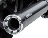 Cobra Mufflers Slip On 3" Rpt Powder Coated Black Exhaust Slip-Ons And Mufflers Cobra
