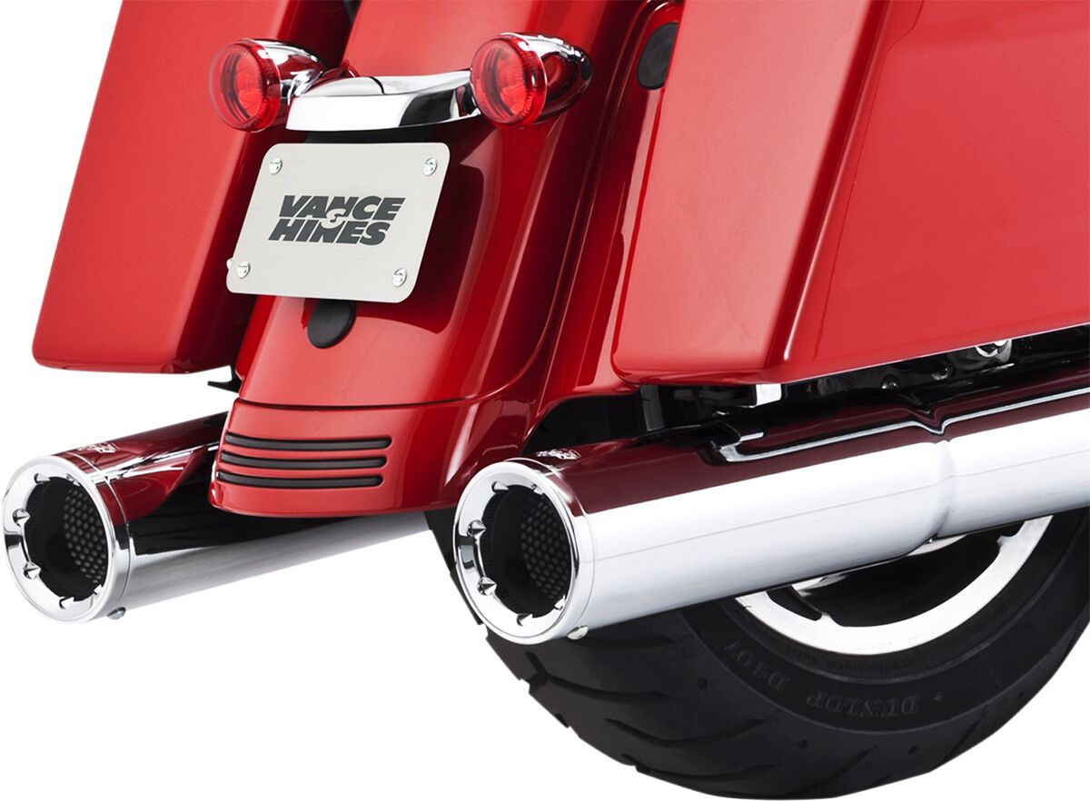 Muffler Slip On Hi Output Chrome Vance & Hines Default Title