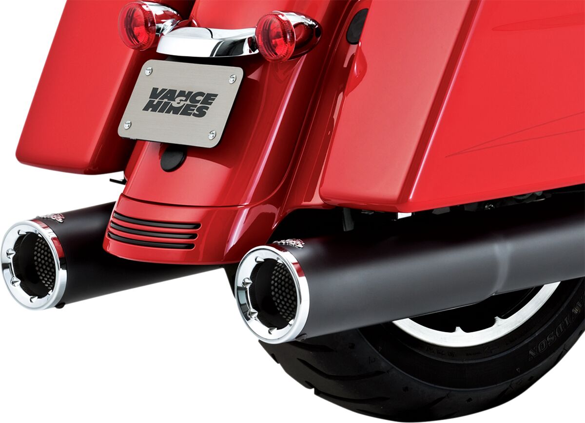 Muffler Slip On Hi Output Black Vance & Hines Default Title