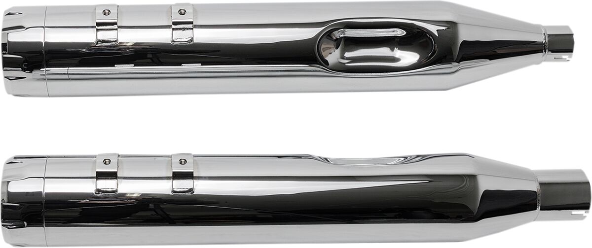 S&S Cycle Muffler 4.5" Slip On Mk45 Chrome Thruster End Cap Chrome Body Finish Slip-Ons Exhaust S&S Cycle