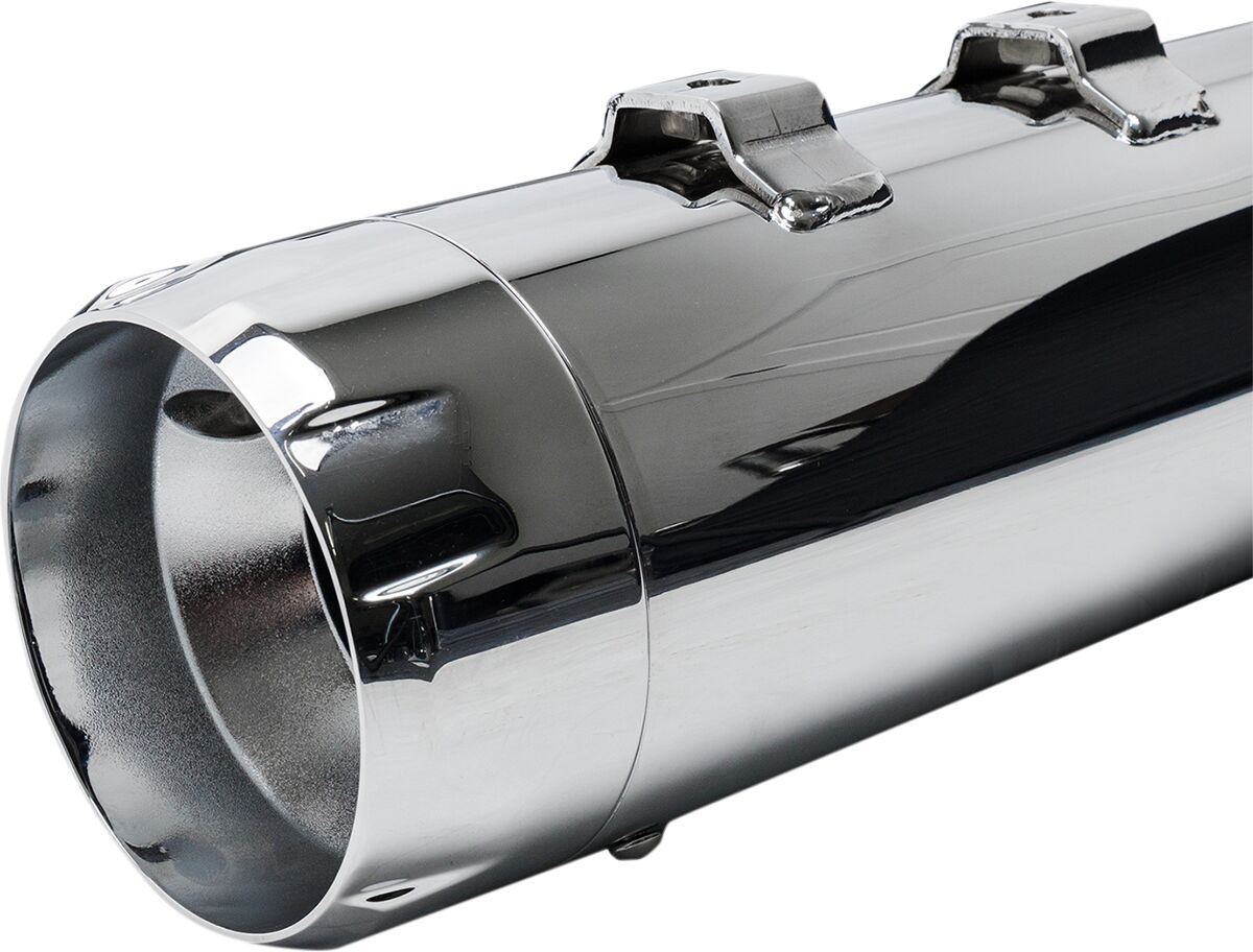 S&S Cycle Muffler 4.5" Slip On Mk45 Chrome Thruster End Cap Chrome Body Finish Slip-Ons Exhaust S&S Cycle