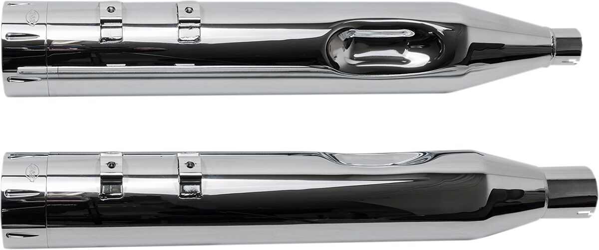 S&S Cycle Muffler 4.5" Slip On Mk45 Chrome Tracer End Cap Chrome Body Finish Slip-Ons Exhaust S&S Cycle