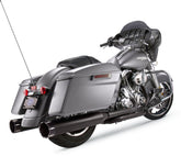 S&S Cycle Muffler 4.5" Slip On Mk45 Black Contrast Cut Tracer End Cap Jet Hot Black Body Finish Slip-Ons Exhaust S&S Cycle