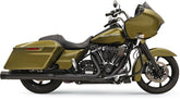 Bassani Xhaust 4" Straight DNT Exhaust System, Black - 17-24 Touring Slip-Ons Exhaust Bassani Xhaust