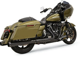 Muffler Slip On 4" Black Dnt Performance Megaphone Black End Caps Bassani Xhaust Default Title