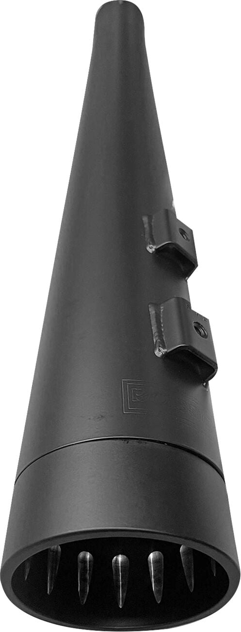 Bassani Xhaust 4" Megaphone DNT Exhaust System, Black - 17-24 Touring Slip-Ons Exhaust Bassani Xhaust