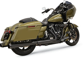 Bassani Xhaust 4" Megaphone DNT Exhaust System, Black - 17-24 Touring Slip-Ons Exhaust Bassani Xhaust