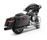 Rinehart Racing Muffler Slip On 4" Black W/Black End Caps Slip-Ons Exhaust Rinehart Racing