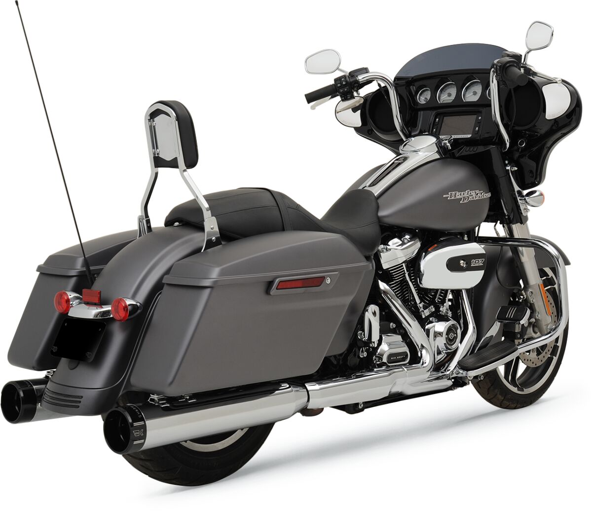 Khrome Werks Mufflers 4.5" Hp Plus® Slip On W/Billet Tipped Chrome/Black Slip-Ons Exhaust Khrome Werks