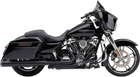 Cobra Mufflers 4" Round Slip On Contrast Cut Black Slip-Ons Exhaust Cobra