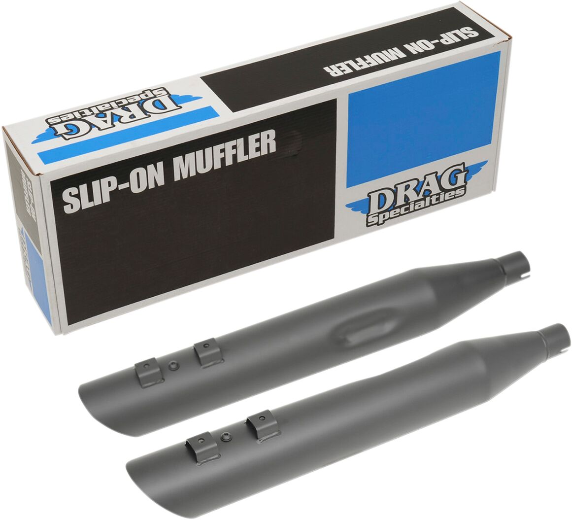 Drag Specialties Muffler 3.5' Bl 95 16 Fl MUFFLERS FOR HARLEY Drag Specialties