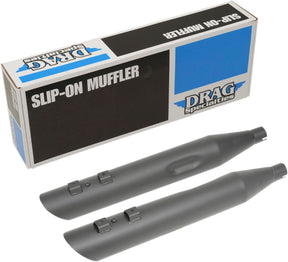 Drag Specialties Muffler 3.5' Bl 95 16 Fl MUFFLERS FOR HARLEY Drag Specialties