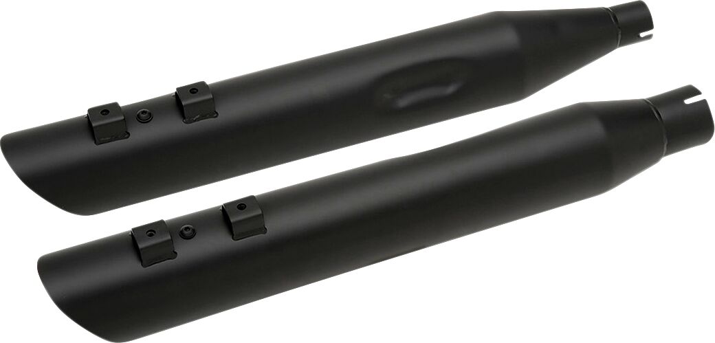 Drag Specialties Mufflers Slip On 3.5" Slashdown Black Slip-Ons Exhaust Drag Specialties