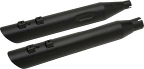 Drag Specialties Mufflers Slip On 3.5" Slashdown Black Slip-Ons Exhaust Drag Specialties