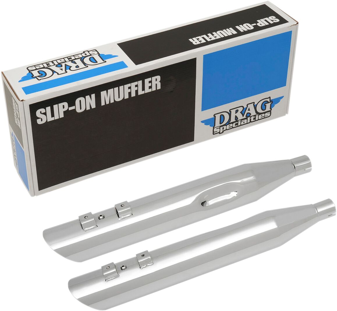 Drag Specialties Muffler 4' Chr 95 16 Fl MUFFLERS FOR HARLEY Drag Specialties