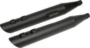 Drag Specialties Muffler 4' Blk 95 16 Fl MUFFLERS FOR HARLEY Drag Specialties
