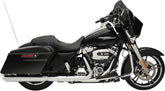 Drag Specialties Mufflers Slip On 4" Slashdown Chrome Slip-Ons Exhaust Drag Specialties