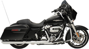 Drag Specialties Mufflers Slip On 4" Slashdown Chrome Slip-Ons Exhaust Drag Specialties