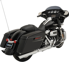 Drag Specialties Mufflers Slip On 4" Slashdown Chrome Slip-Ons Exhaust Drag Specialties