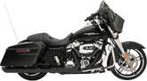 Drag Specialties Mufflers Slip On 4" Slashdown Black Slip-Ons Exhaust Drag Specialties