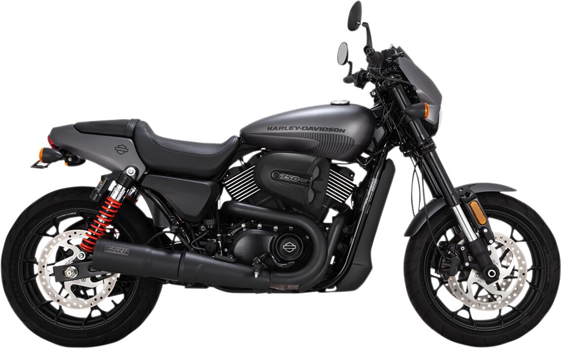 Muffler Hi Output Slip On Black Vance & Hines