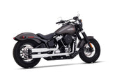 Rinehart Racing Muffler Slip On 3.5" Chrome W/Black End Caps Slip-Ons Exhaust Rinehart Racing