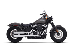 Rinehart Racing Muffler Slip On 3.5" Chrome W/Black End Caps Slip-Ons Exhaust Rinehart Racing