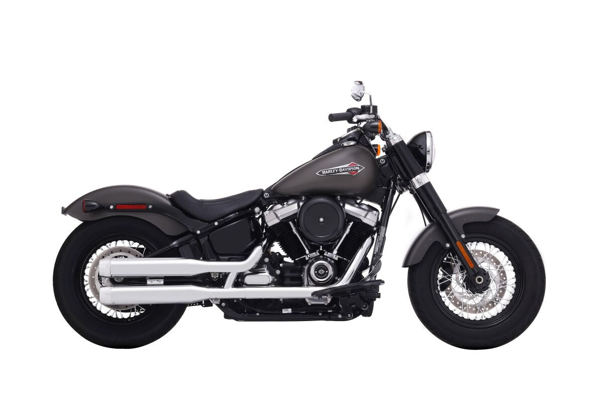 Rinehart Racing Muffler Slip On 3.5" Chrome W/Chrome End Caps Slip-Ons Exhaust Rinehart Racing